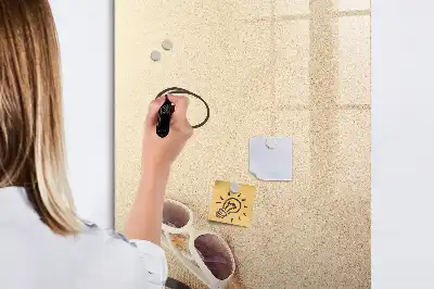 Tableau effaçable à sec magnétique modèle Banc de sable