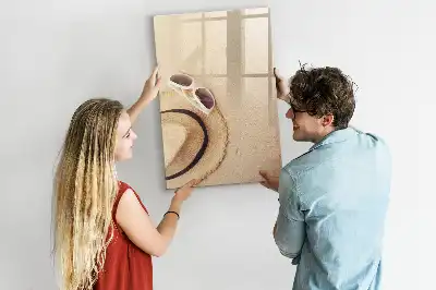 Tableau effaçable à sec magnétique modèle Banc de sable