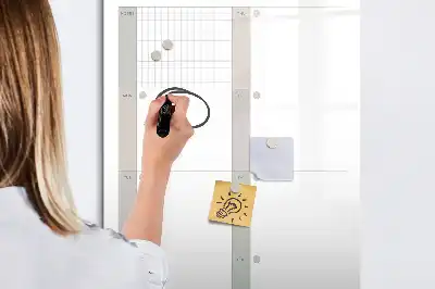 Tableau effaçable à sec magnétique planificateur hebdomadaire