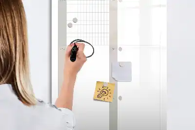 Tableau effaçable à sec magnétique planificateur hebdomadaire