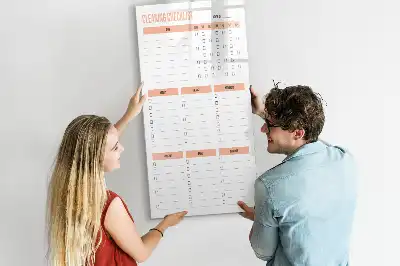Tableau magnétique effaçable à sec liste de nettoyage