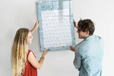Tableau magnétique effaçable à sec liste de tâches