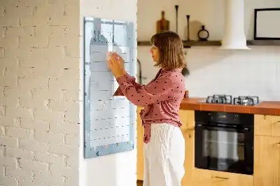 Tableau magnétique effaçable à sec liste de tâches