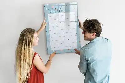 Tableau magnétique effaçable à sec liste de tâches