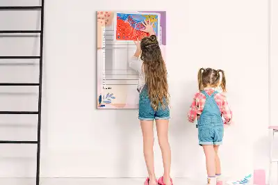 Tableau magnétique effaçable à sec liste de choses à faire