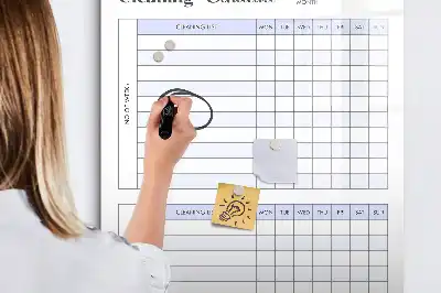 Planning de ménage tableau magnétique effaçable à sec