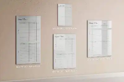 Tableau des tâches magnétique effaçable à sec avec surface effaçable à sec