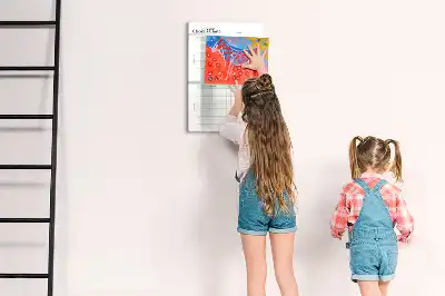 Tableau des tâches magnétique effaçable à sec avec surface effaçable à sec