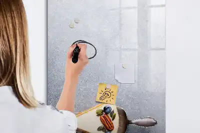 Tableau effaçable à sec magnétique en forme de part de gâteau
