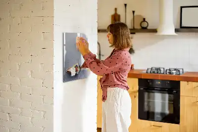 Tableau effaçable à sec magnétique en forme de part de gâteau