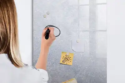 Tableau effaçable à sec magnétique en forme de part de gâteau