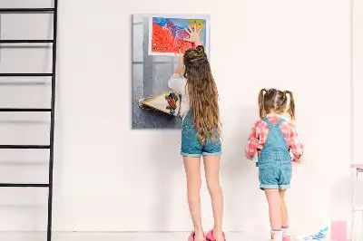 Tableau effaçable à sec magnétique en forme de part de gâteau