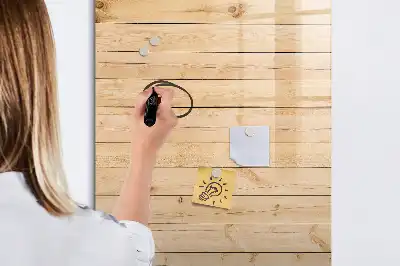 Tableau blanc magnétique effaçable à sec planches claires