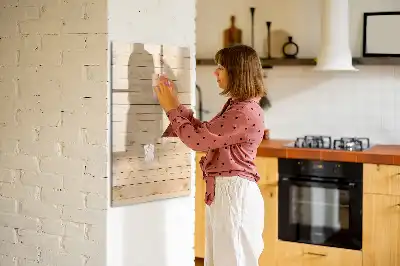 Tableau blanc magnétique effaçable à sec planches claires
