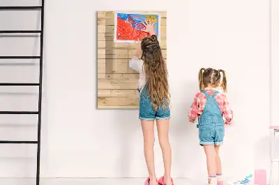 Tableau blanc magnétique effaçable à sec planches claires
