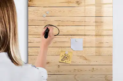 Tableau blanc magnétique effaçable à sec planches claires