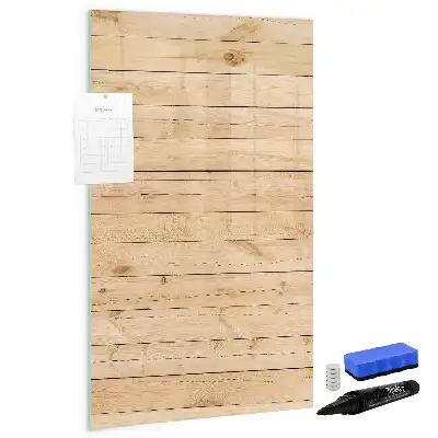 Tableau blanc magnétique effaçable à sec planches claires