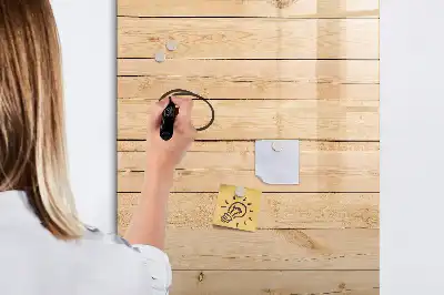 Tableau blanc magnétique effaçable à sec planches claires