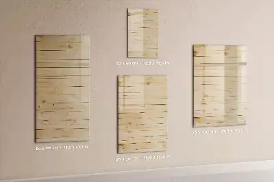 Tableau blanc magnétique effaçable à sec planches claires