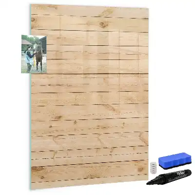 Tableau blanc magnétique effaçable à sec planches claires