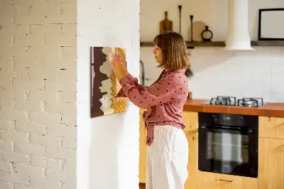 Tableau magnétique effaçable à sec modèle glace avec nappage