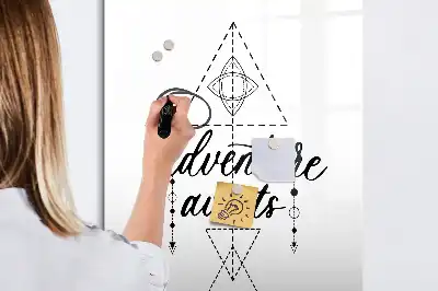 Tableau magnétique effaçable à sec modèle Aventure
