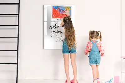 Tableau magnétique effaçable à sec modèle Aventure