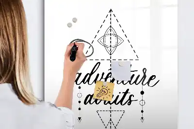 Tableau magnétique effaçable à sec modèle Aventure