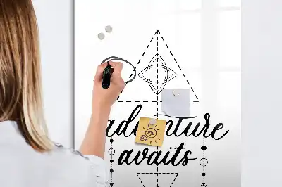 Tableau magnétique effaçable à sec modèle Aventure