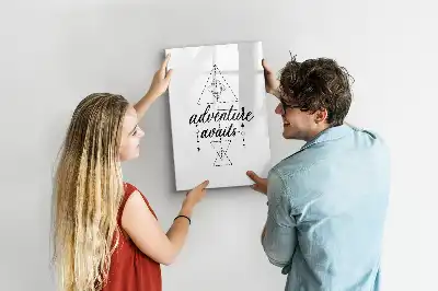 Tableau magnétique effaçable à sec modèle Aventure