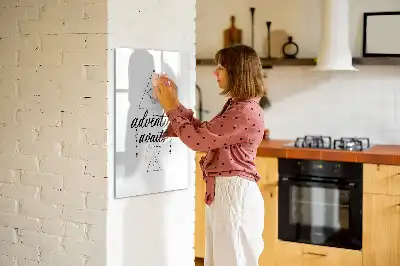 Tableau magnétique effaçable à sec modèle Aventure