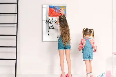 Tableau effaçable à sec magnétique modèle Aventure