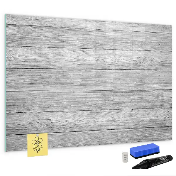 Tableau magnétique à dessiner en panneaux de bois