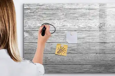 Tableau magnétique à dessiner en panneaux de bois