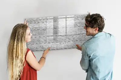 Tableau magnétique à dessiner en panneaux de bois