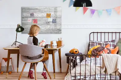 Tableau magnétique à dessiner en panneaux de bois