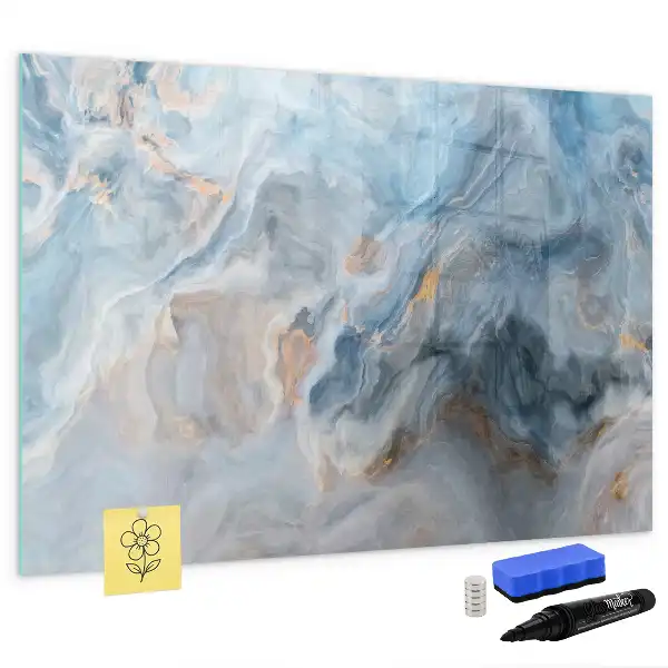 Tableau magnétique pour dessiner motif marbre