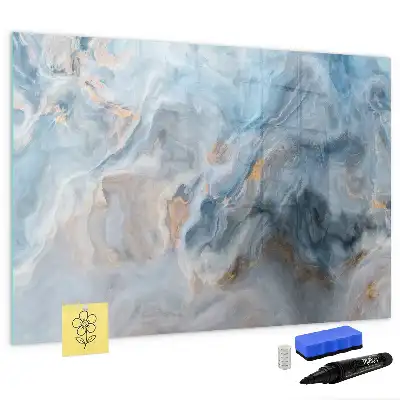 Tableau magnétique pour dessiner motif marbre