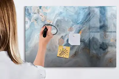 Tableau magnétique pour dessiner motif marbre