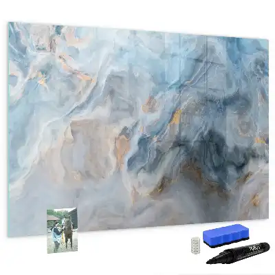 Tableau magnétique pour dessiner motif marbre