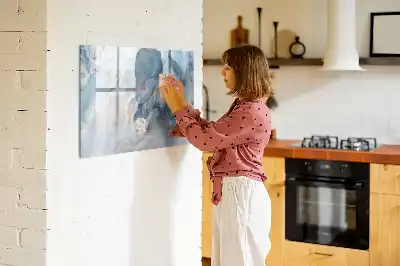 Tableau magnétique pour dessiner motif marbre