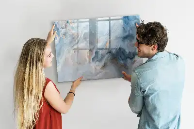 Tableau magnétique pour dessiner motif marbre