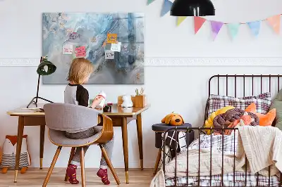 Tableau magnétique pour dessiner motif marbre