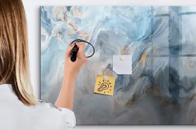 Tableau magnétique pour dessiner motif marbre
