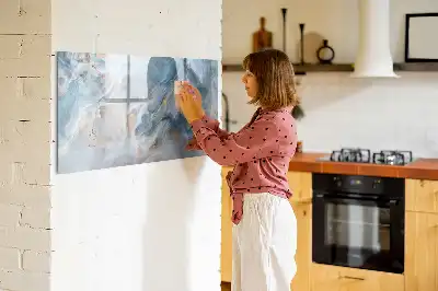Tableau magnétique pour dessiner motif marbre