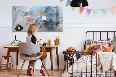 Tableau magnétique pour dessiner motif marbre