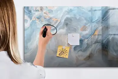 Tableau magnétique pour dessiner motif marbre