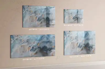 Tableau magnétique pour dessiner motif marbre
