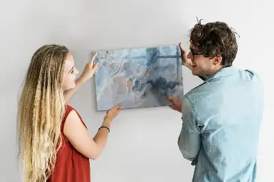 Tableau magnétique pour dessiner motif marbre