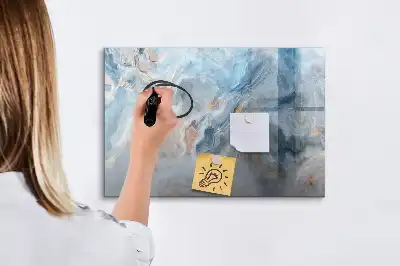 Tableau magnétique pour dessiner motif marbre
